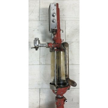 RARA ANTICA POMPA DISTRIBUTORE OLIO Olea ITALIA epoca 900 OLD VINTAGE OIL PUMP