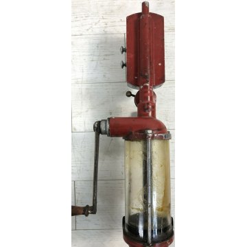 RARA ANTICA POMPA DISTRIBUTORE OLIO Olea ITALIA epoca 900 OLD VINTAGE OIL PUMP