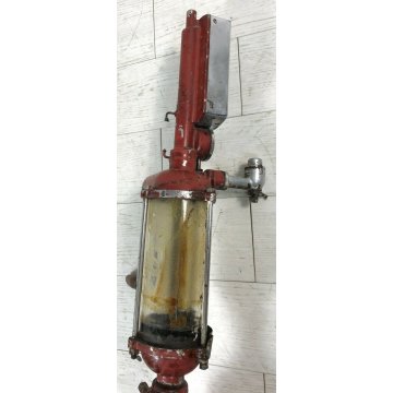 RARA ANTICA POMPA DISTRIBUTORE OLIO Olea ITALIA epoca 900 OLD VINTAGE OIL PUMP