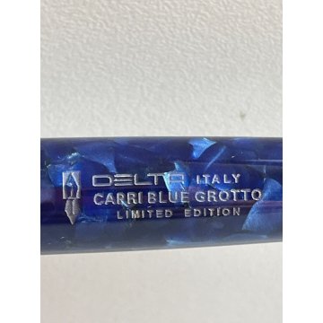 PENNA STILOGRAFICA DELTA CAPRI BLUE GROTTO EDIZIONE LIMITATA ARGENTO 925 ORO 18K