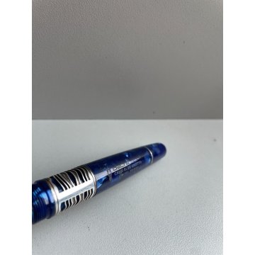 PENNA STILOGRAFICA DELTA CAPRI BLUE GROTTO EDIZIONE LIMITATA ARGENTO 925 ORO 18K