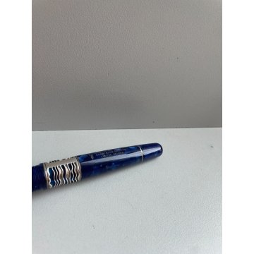 PENNA STILOGRAFICA DELTA CAPRI BLUE GROTTO EDIZIONE LIMITATA ARGENTO 925 ORO 18K