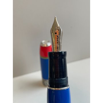 PENNA STILOGRAFICA DELTA SAMI EDIZIONE LIMITATA ARGENTO 925 ORO 18K FOUNTAIN PEN