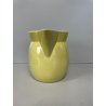 BROCCA VINTAGE CERAMICA GIALLA VERSATOIO JARA PITCHER VASO MID CENTURY 13,5 cm/h