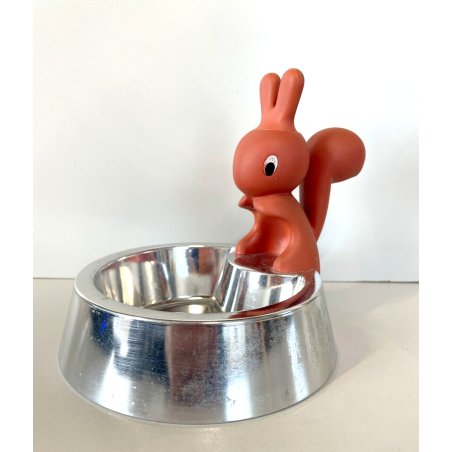 SCHIACCIANOCI ALESSI NUTCRAKER DESIGN Stefano Giovannoni ALLUMINIO SCOIATTOLO 90