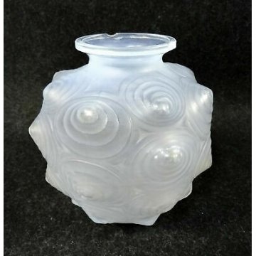 ANTICO VASO ERNEST MARIUS SABINO ART DECO VETRO OPALESCENTE EPOCA 1930 FRANCIA