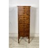SETTIMINO LEGNO INTARSIATO SETTIMANALE PRIMI 1900 PICCOLA CREDENZA 7 CASSETTI