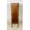 SETTIMINO LEGNO INTARSIATO SETTIMANALE PRIMI 1900 PICCOLA CREDENZA 7 CASSETTI