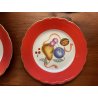 SET 12 pz PIATTI FRUTTA DESSERT Richard Ginori  10457 VINTAGE DECORATO a MANO