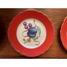 SET 12 pz PIATTI FRUTTA DESSERT Richard Ginori  10457 VINTAGE DECORATO a MANO