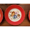 SET 12 pz PIATTI FRUTTA DESSERT Richard Ginori  10457 VINTAGE DECORATO a MANO