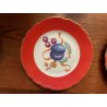 SET 12 pz PIATTI FRUTTA DESSERT Richard Ginori  10457 VINTAGE DECORATO a MANO