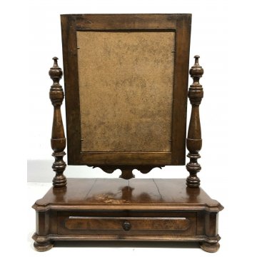 ANTICA PSICHE SPECCHIERA LUIGI FILIPPO INTARSIATA IMPIALLACCIATA GAMBE TORNITE 