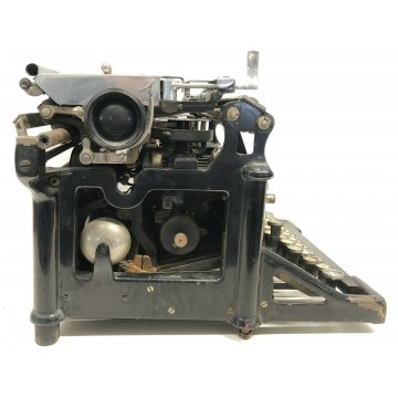 Underwood Antica Macchina Da Scrivere Art Deco 1920 METALLO NERO DECORATA EPOCA