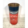 PORTA OMBRELLI LATTA AMARO FELSINA RAMAZZOTTI MILANO ITALY CILINDRO VINTAGE '50