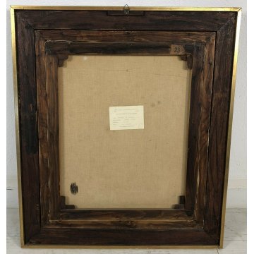 ANTICO QUADRO DIPINTO OLIO TELA FIDENZIO DE ANGELI SOGNI 1956 VIOLINO MUSICISTA 
