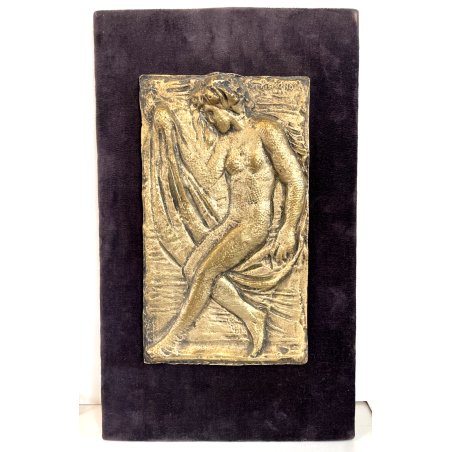 SCULTURA BRONZO NUDO FIGURA FANCIULLA BASSORILIEVO Tommaso Gismondi SCULPTURE 76