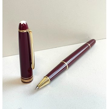 PENNA SFERA MONTBLANC MEISTERSTUCK CLASSIC BORDEAUX GERMANY BALLPOINT PEN DORATA