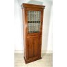 ANTICA VETRINA LEGNO ABETE EPOCA '900 DISPENSA CREDENZA STIPO BUFFET MOBILE ANTA