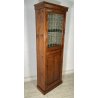 ANTICA VETRINA LEGNO ABETE EPOCA '900 DISPENSA CREDENZA STIPO BUFFET MOBILE ANTA