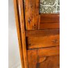 ANTICA VETRINA LEGNO ABETE EPOCA '900 DISPENSA CREDENZA STIPO BUFFET MOBILE ANTA