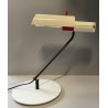 LAMPADA TAVOLO VINTAGE TABLE LAMP NEON METALLO PLASTICA STRUTTURA IRREGOLARE '80