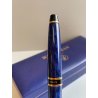PENNA STILOGRAFICA WATERMAN BLUE MARBLE FOUNTAIN PEN BOX FRANCE BROCHURE DORATA
