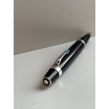 PENNA SFERA MONTBLANC BOHEME BLUE STONE NERA GEMMA GERMANY BALLPOINT PEN BLACK