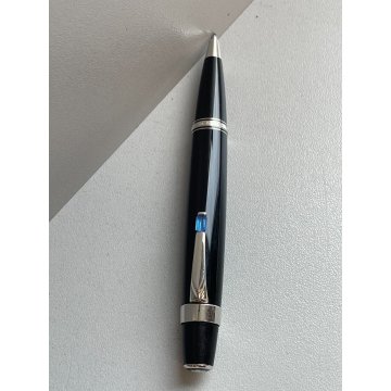 PENNA SFERA MONTBLANC BOHEME BLUE STONE NERA GEMMA GERMANY BALLPOINT PEN BLACK