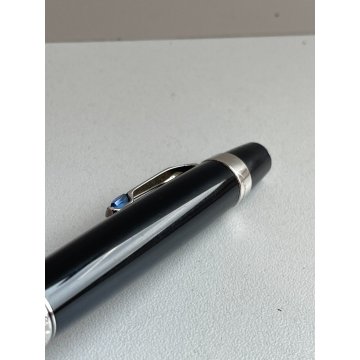 PENNA SFERA MONTBLANC BOHEME BLUE STONE NERA GEMMA GERMANY BALLPOINT PEN BLACK