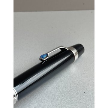 PENNA SFERA MONTBLANC BOHEME BLUE STONE NERA GEMMA GERMANY BALLPOINT PEN BLACK