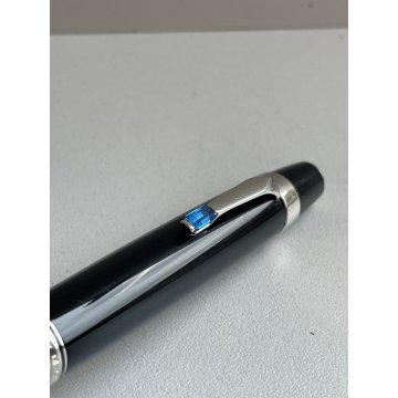 PENNA SFERA MONTBLANC BOHEME BLUE STONE NERA GEMMA GERMANY BALLPOINT PEN BLACK