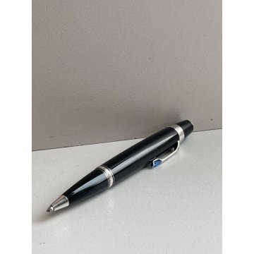 PENNA SFERA MONTBLANC BOHEME BLUE STONE NERA GEMMA GERMANY BALLPOINT PEN BLACK