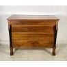 ANTICO COMO STILE IMPERO DEL 1800 LEGNO NOCE MASSELLO CASSETTONE 4 CASSETTI OLD