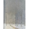 DIPINTO OLIO SENZA TITOLO PAESAGGIO INVERNALE BORGO PERIFERIA NEVE FIRMATO '900