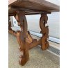 GRANDE ANTICO TAVOLO FRATINO epoca 1900 CAVALLETTO LEGNO LIRA WOOD TABLE Italia