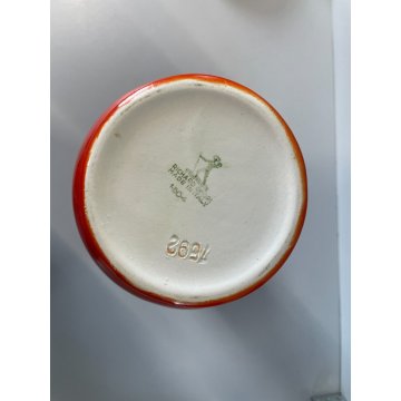 VASO TROMBA ROSSO DESIGN Gariboldi CERAMICA Richard Ginori SAN CRISTOFORO '49