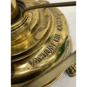 LAMPADA TAVOLO Calorfix n° 30 Vaccum Oil Company sunflower ELETTRIFICATA '50