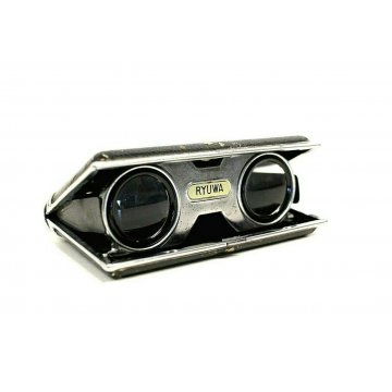 ANTICO BINOCOLO Coated lens Japan RYUWA FOLDING OPERA BINOCULAR GLASSES VINTAGE