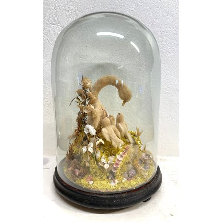 ANTICA TECA SCULTURA '800 PELLICANO EUCARESTIA PREGHIERA CORPUS DOMINI H 42 Cm