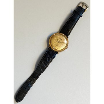 ANTICO OROLOGIO POLSO DORATO Aureole ANNI 60 MECCANICO Old Wrist Watch MONTRE