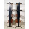 COPPIA LIBRERIA ETAGERE DESIGN ANNI 70 LEGNO SCAFFALE A GIORNO VINTAGE LIBRARY