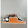 MACCHINA da SCRIVERE VINTAGE OLYMPIA Traveler De Luxe typewriter ORANGE WHITE 70