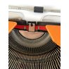 MACCHINA da SCRIVERE VINTAGE OLYMPIA Traveler De Luxe typewriter ORANGE WHITE 70
