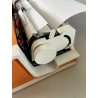 MACCHINA da SCRIVERE VINTAGE OLYMPIA Traveler De Luxe typewriter ORANGE WHITE 70