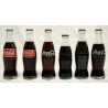 LOTTO 6 BOTTIGLIA VETRO COCA COLA FULL COKE GLASS BOTTLE NO DEPOSIT 1988/2000