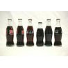 LOTTO 6 BOTTIGLIA VETRO COCA COLA FULL COKE GLASS BOTTLE NO DEPOSIT 1988/2000