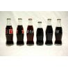 LOTTO 6 BOTTIGLIA VETRO COCA COLA FULL COKE GLASS BOTTLE NO DEPOSIT 1988/2000