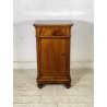 ANTICO COMODINO CAPPUCCINO 1800 LEGNO NOCE MASSELLO CAMERA LETTO SALOTTO ARMADIO