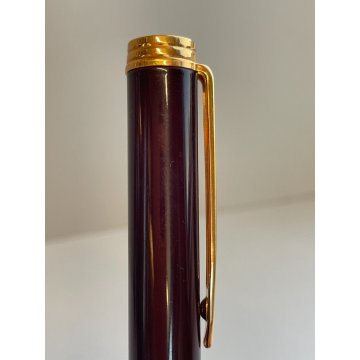 PENNA STILOGRAFICA WATERMAN GENTLEMAN BORDEAUX FOUNTAIN PEN ORO 18K FRANCE GOLD